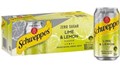SCHWEPPES MINERAL WATER LEMON LIME 375ML