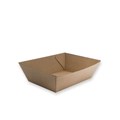 TRAY OPEN KRAFT 1  BASE 130 x 90 x 50 mm
