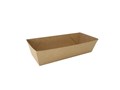 TRAY OPEN KRAFT HOT DOG  BASE 190 x 70 x 50mm