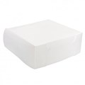 BOX CAKE WHITE 10X10X4 250 x 250 x 100mm