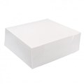 BOX CAKE WHITE 11X11X4 275 x 275 x 100mm