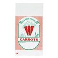 BAG PTD CLEAR 1KG CARROT 375 X 200 MM