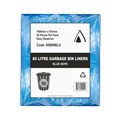 LINER BIN BLUE HDPE 85LT 1000 X 810 MM