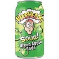 WARHEADS GREEN APPLE SOUR SODA 355ML