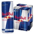 RED BULL ENERGY DRINK 250ML 4 PACK