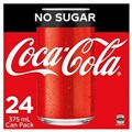 COCA COLA ZERO SUGAR CUBE 24X375ML