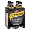 SCHWEPPES SODA WATER 4X300ML