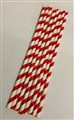 STRAW PAPER JUMBO REDWHITE 250  235 X 8 MM