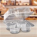 PACK 4 MUFFIN CLEAR 178 x 178 x 70 mm