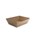 TRAY OPEN KRAFT 1  BASE 130 x 90 x 50 mm