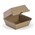 BOX BURGER KRAFT REGULAR  BASE 102 x 105 x 80 mm